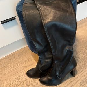 Stuart Weitzman highland boots leather